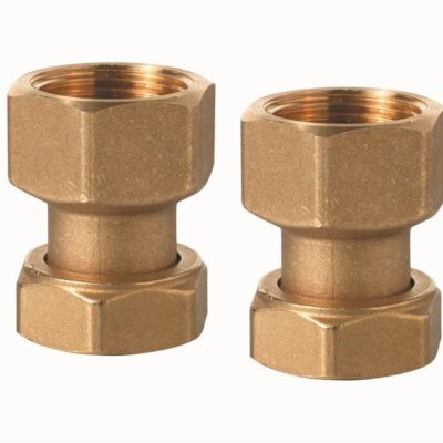 ALG15.256B – Racores DN10 rosca interna para válvula de 6 vías, con rosca externa G 1″ / Rp 1″. Consiste en 6 tuercas ciegas con manguitos e insertos y 6 juntas planas.