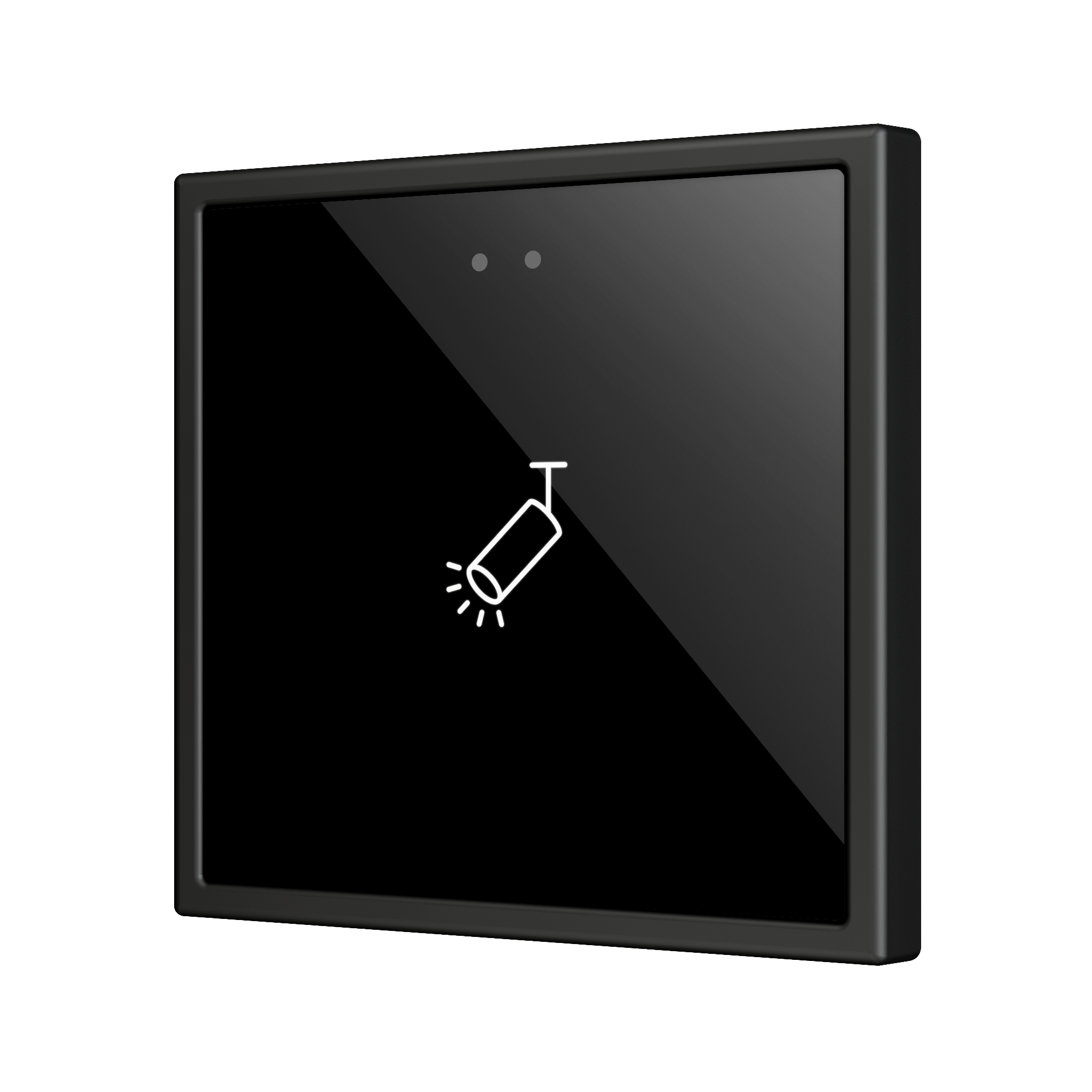 ZVIF70X1 - Flat 70 X1. Pulsador capacitivo de cristal 70x70 - 1 botón - Personalizado (marco ZS70 no incluido). - Imagen 5