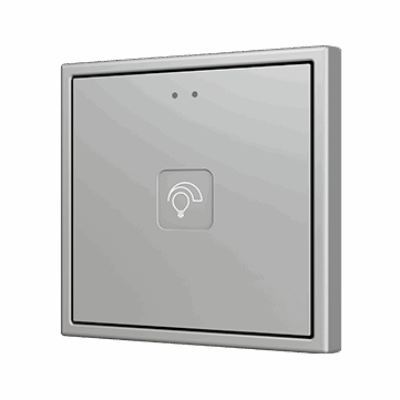 ZVIT70X1 – Tecla 70 X1. Pulsador capacitivo de policarbonato 70×70 – 1 botón – Personalizado (marco ZS70 no incluido).