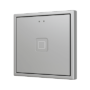 ZVIT70X1S - Tecla 70 X1. Pulsador capacitivo de policarbonato 70x70 - 1 botón - Plata (marco ZS70 no incluido).