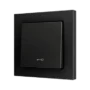 ZS551PB1KA - ZS55. Pulsador Soft simple para 1 entrada binaria 55x55 mm – Icono de llave - Antracita.