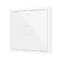 ZVIF70X1W - Flat 70 X1. Pulsador capacitivo de cristal 70x70 - 1 botón - Blanco (marco ZS70 no incluido).