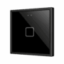 ZVIF70X1A - Flat 70 X1. Pulsador capacitivo de cristal 70x70 - 1 botón - Antracita (marco ZS70 no incluido).