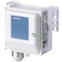 QBM2030-1U - Sensor de presión diferencial en aire, alimentación 24 VCA 13.5...33 VCC, rangos ±50/±100/0…100 Pa, salida 0...10 VCC IP42.