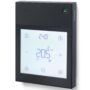 QMX6.P44-1BSC - Unidad de ambiente KNX, sensores de temperatura y humedad relativa, pantalla táctil LCD para HVAC, negra. Funciona en los ecosistemas Desigo, KNX y Synco.