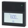 QPA2360D/BK - Sensor temperatura, humedad relativa y CO2 ambiente, salida activa (Ej. DC 0...10 V, 4...20 mA, etc), color negro, puesta en marcha con app Quick Config.