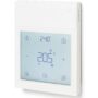 QMX6.P34 - Unidad de ambiente KNX, sensor de temperatura, pantalla táctil LCD para HVAC, blanca. Funciona en los ecosistemas Desigo, KNX y Synco.