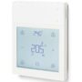 QMX6.P74 - Unidad de ambiente KNX, sensores de temperatura, humedad relativa y CO2, pantalla táctil LCD, indicador de calidad de aire, blanca. Funciona en Desigo, KNX y Synco.