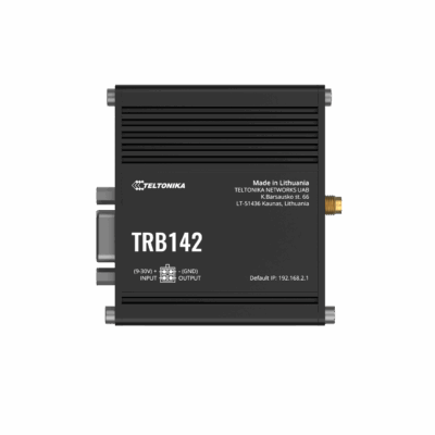 TRB142 – Pasarela IoT ultrapequeña, ligera y de bajo consumo equipada con conectividad LTE de misión crítica. Gateway RS232.
