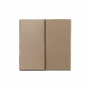 830001904 - ZS55. Tecla doble para mecanismo 55x55 mm - Champagne.