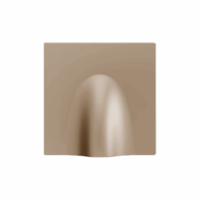 830002104 – ZS55. Tapa para salida de cable 55×55 mm – Champagne.