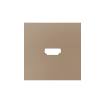 830002504 - ZS55. Tapa para conector HDMI 55x55 mm - Champagne.