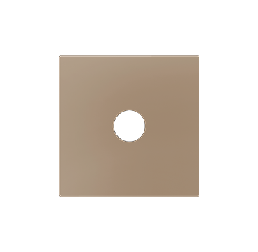 830002704 - ZS55. Tapa para conector jack 3.5 mm 55x55 mm - Champagne.