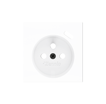 ZS55CF1USMW - ZS55. Tapa para base de enchufe Francés con USB C 55x55 mm - Blanco mate.