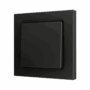 ZS55CSOFT12A - ZS55. Tecla simple para pulsador Soft KNX 55x55 mm. Pulsación arriba&abajo - Antracita.