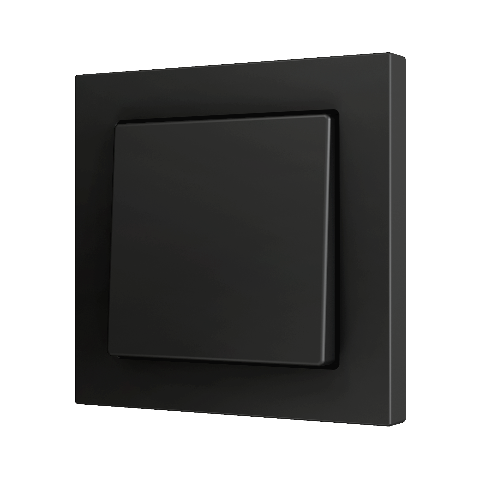 ZS55CSOFT12A - ZS55. Tecla simple para pulsador Soft KNX 55x55 mm. Pulsación arriba&abajo - Antracita.