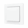 ZS55CSOFT12MW - ZS55. Tecla simple para pulsador Soft KNX 55x55 mm. Pulsación arriba&abajo - Blanco mate.