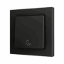 ZS55CSOFT11AC - ZS55. Tecla simple para pulsador Soft KNX 55x55 mm. Pulsación abajo - Antracita - Personalizada. Mínimo 100 unidades por diseño.