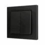 ZS55CSOFT24A - ZS55. Tecla doble para pulsador Soft KNX 55x55 mm. Pulsación arriba&abajo - Antracita.
