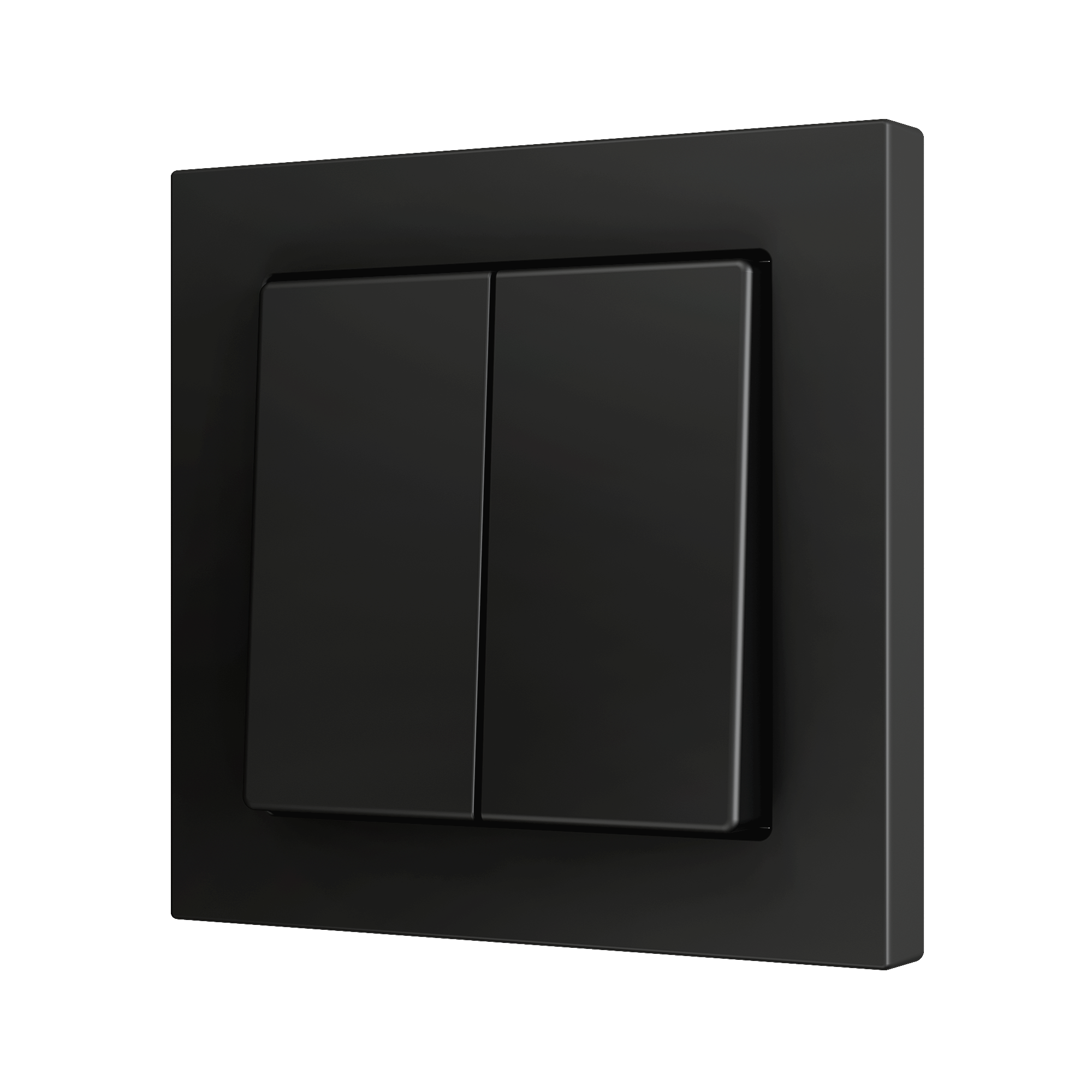 ZS55CSOFT24A - ZS55. Tecla doble para pulsador Soft KNX 55x55 mm. Pulsación arriba&abajo - Antracita.