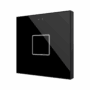 ZVIFR1A - Flat RGB 1. Pulsador capacitivo de cristal – 1 botón - Antracita.