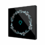ZVIFR1 - Flat RGB 1. Pulsador capacitivo de cristal – 1 botón - Personalizado.