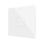ZVIFR1W -Flat RGB 1. Pulsador capacitivo de cristal – 1 botón - Blanco.
