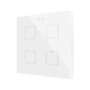 ZVIFR4W - Flat RGB 4. Pulsador capacitivo de cristal – 4 botones - Blanco.