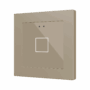 ZVIFR55X1C - Flat RGB 55 X1. Pulsador capacitivo de cristal 55x55 – 1 botón - Champagne (marco ZS55 no incluido).
