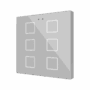 ZVIFR6S - Flat RGB 6. Pulsador capacitivo de cristal – 6 botones - Plata.
