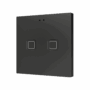 ZVITR2A - Tecla RGB 2. Pulsador capacitivo de policarbonato - 2 botones - Antracita.