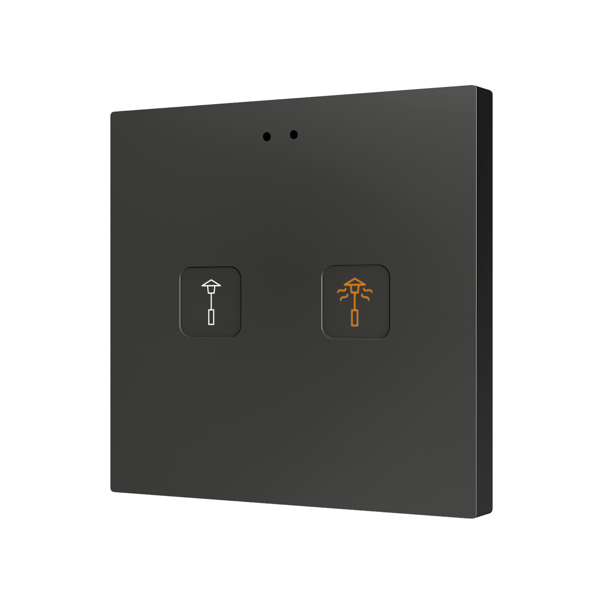 ZVITR2 - Tecla RGB 2. Pulsador capacitivo de policarbonato - 2 botones - Personalizado. - Imagen 3