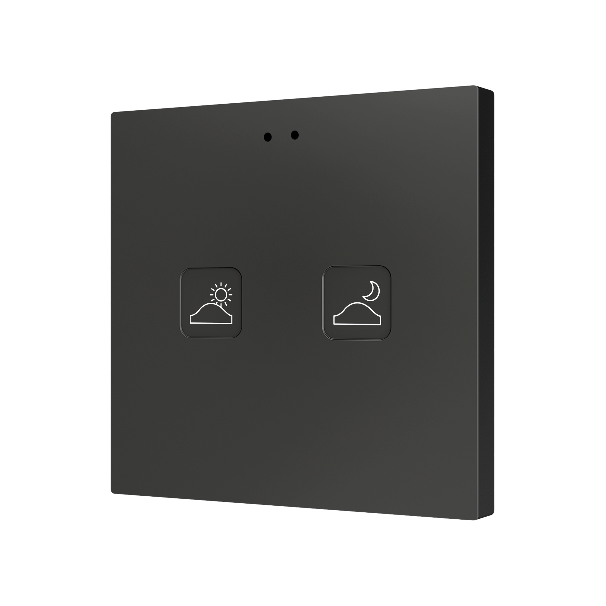 ZVITR2 - Tecla RGB 2. Pulsador capacitivo de policarbonato - 2 botones - Personalizado. - Imagen 2
