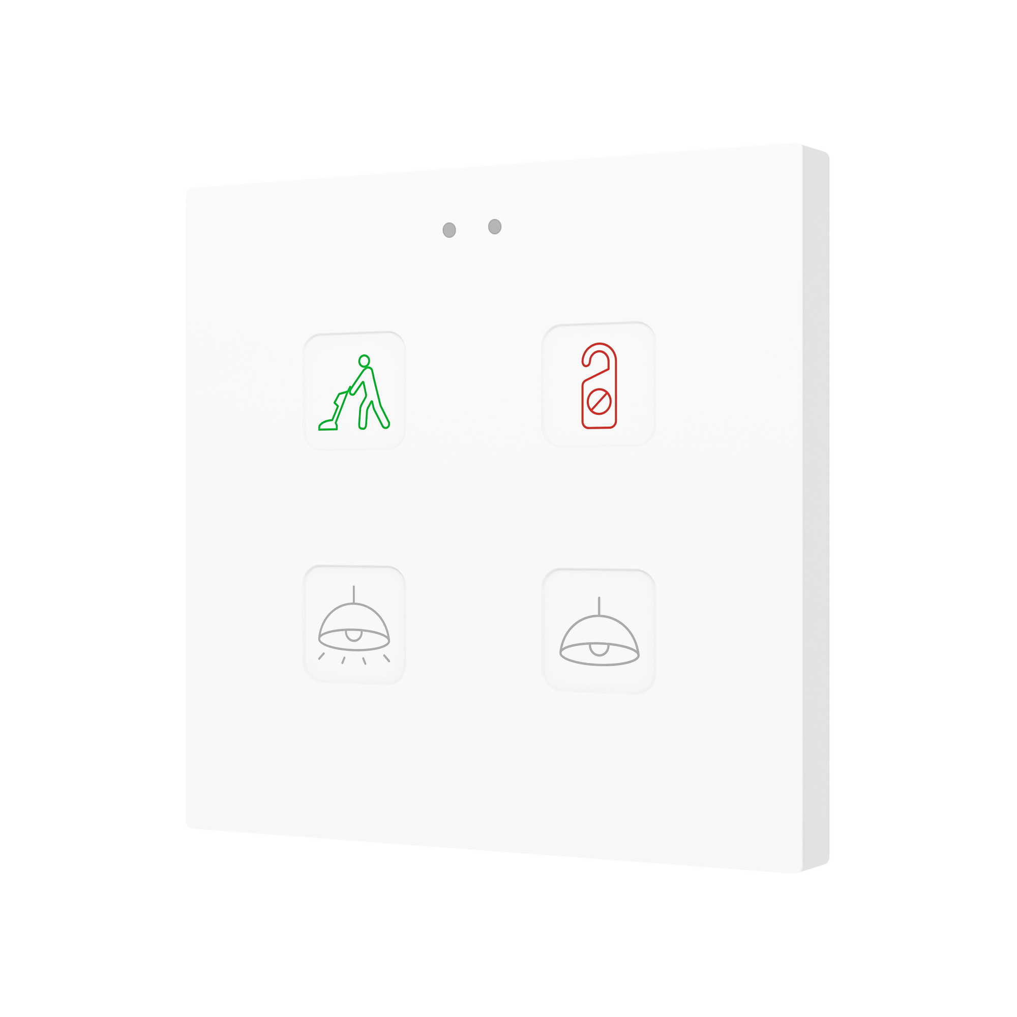 ZVITR4 - Tecla RGB 4. Pulsador capacitivo de policarbonato - 4 botones - Personalizado. - Imagen 8
