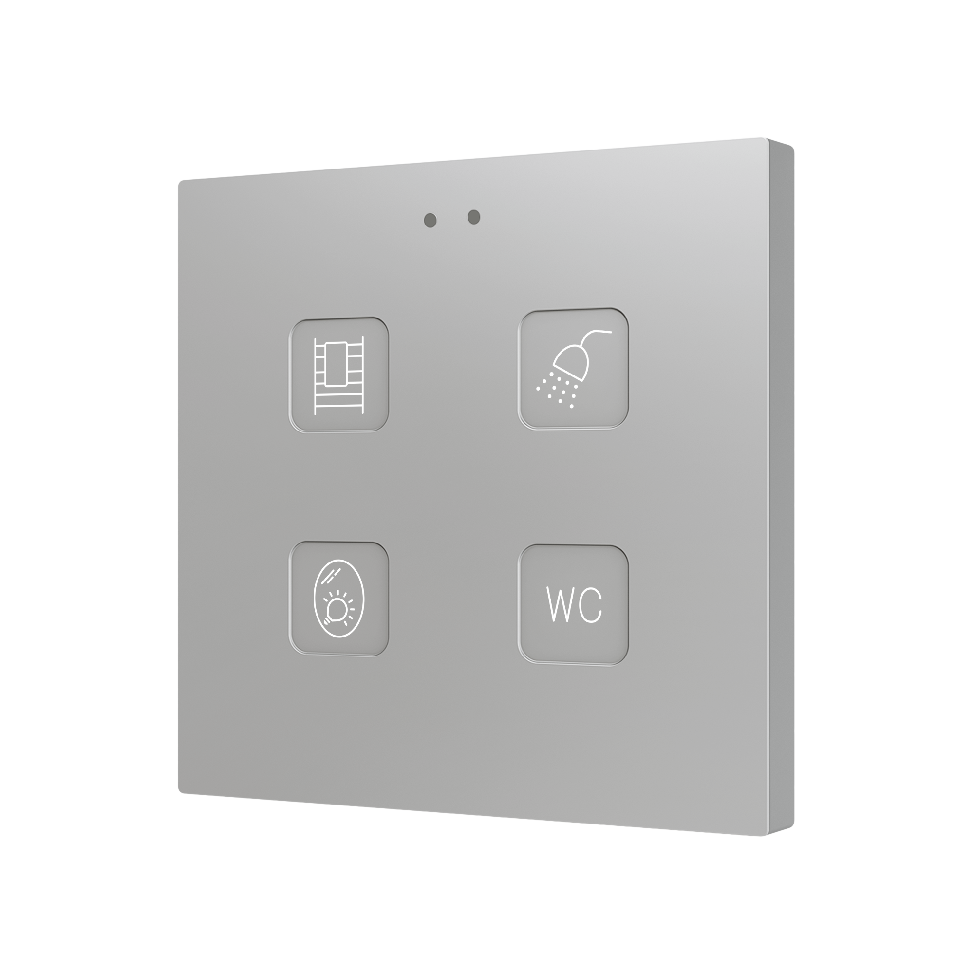 ZVITR4 - Tecla RGB 4. Pulsador capacitivo de policarbonato - 4 botones - Personalizado. - Imagen 6
