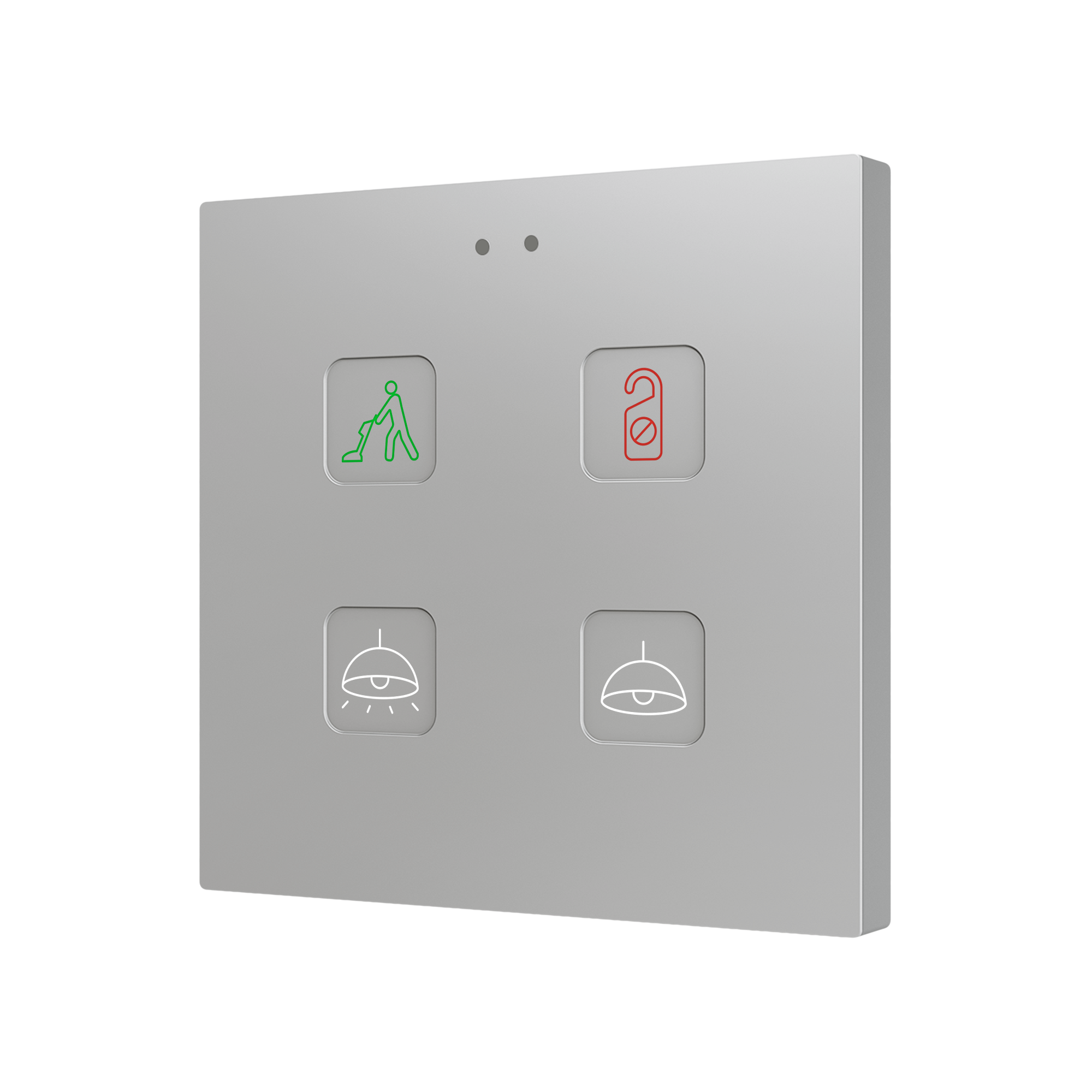 ZVITR4 - Tecla RGB 4. Pulsador capacitivo de policarbonato - 4 botones - Personalizado. - Imagen 5