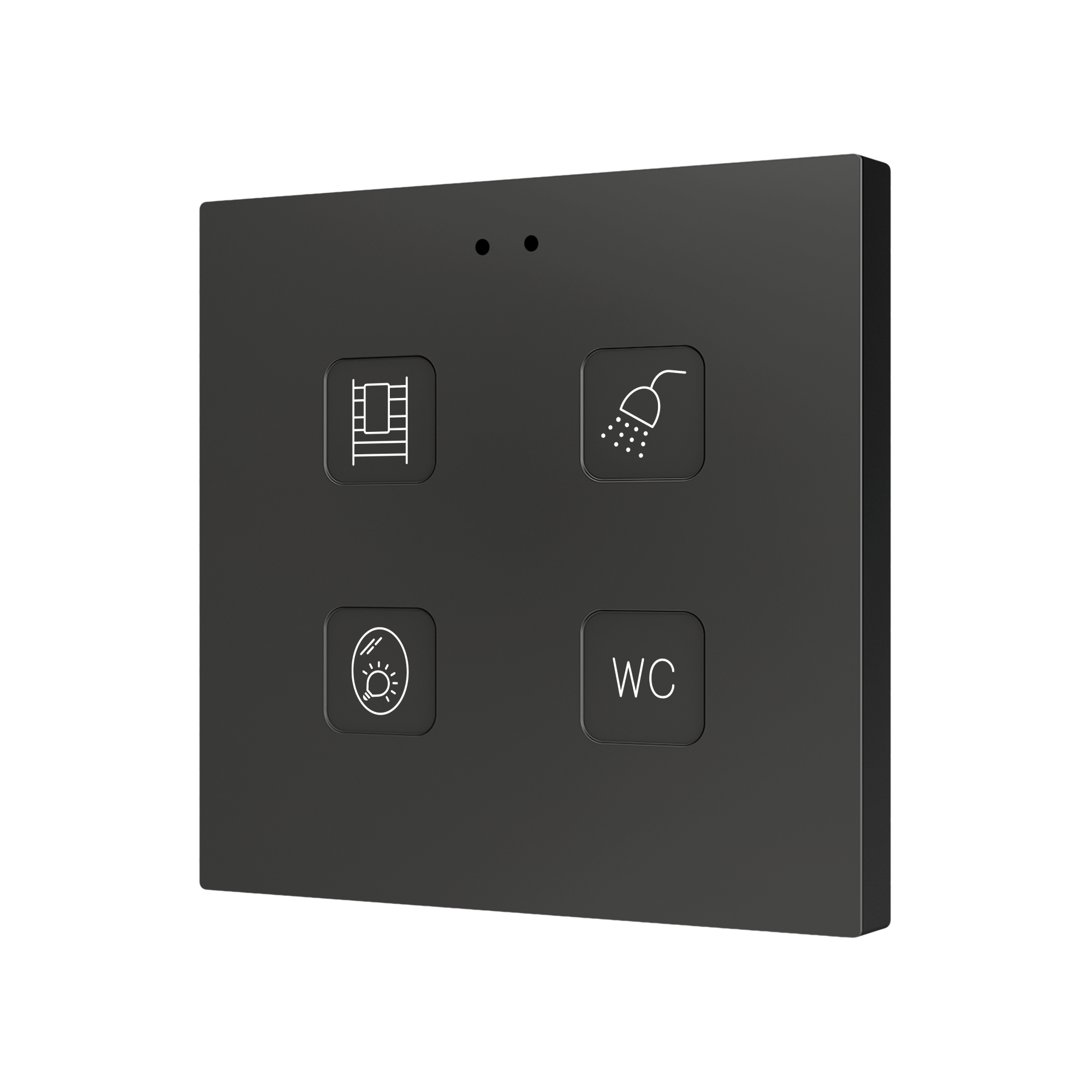 ZVITR4 - Tecla RGB 4. Pulsador capacitivo de policarbonato - 4 botones - Personalizado. - Imagen 4