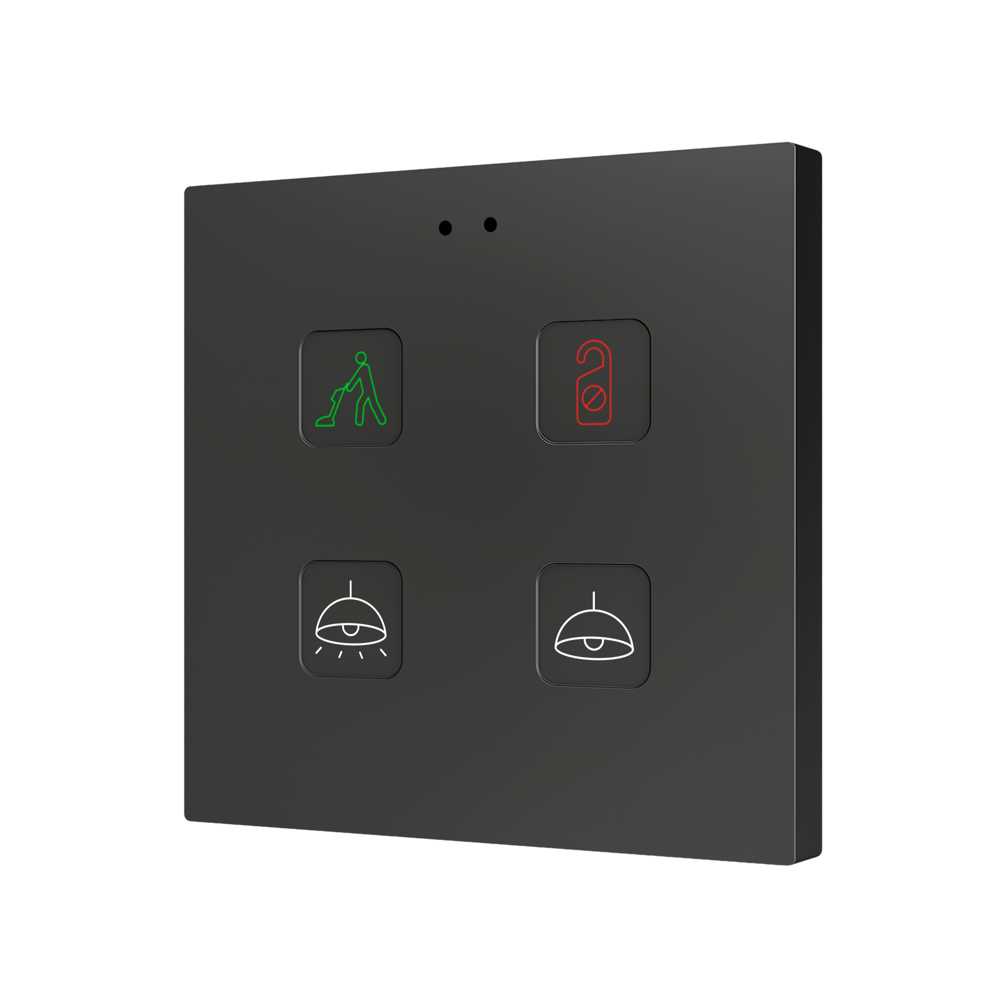 ZVITR4 - Tecla RGB 4. Pulsador capacitivo de policarbonato - 4 botones - Personalizado. - Imagen 3