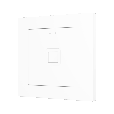 ZVITR55X1W – Tecla RGB 55 X1. Pulsador capacitivo de policarbonato 55×55 – 1 botón – Blanco (marco ZS55 no incluido).