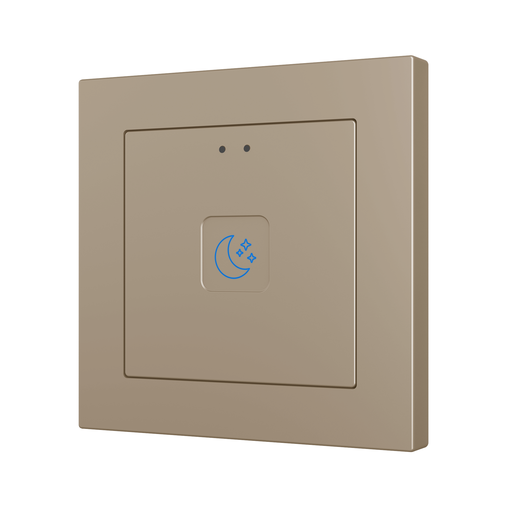 ZVITR55X1 - Tecla RGB 55 X1. Pulsador capacitivo de policarbonato 55x55 - 1 botón - Personalizado (marco ZS55 no incluido). - Imagen 3