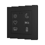 ZVITR55X6 - Tecla RGB 55 X6. Pulsador capacitivo de policarbonato 55x55 - 6 botones - Personalizado (marco ZS55 no incluido).