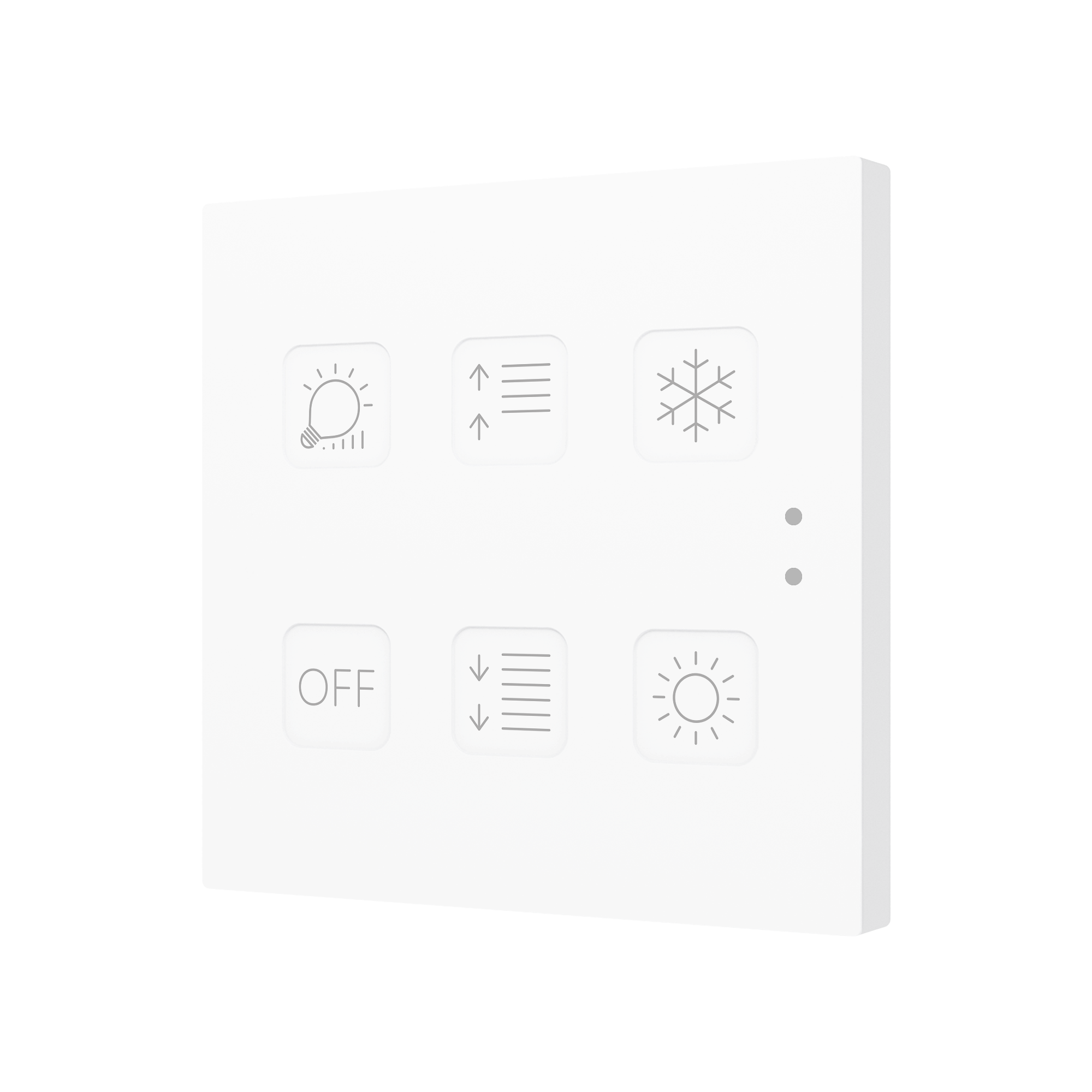 ZVITR6 - Tecla RGB 6. Pulsador capacitivo de policarbonato - 6 botones - Personalizado. - Imagen 8