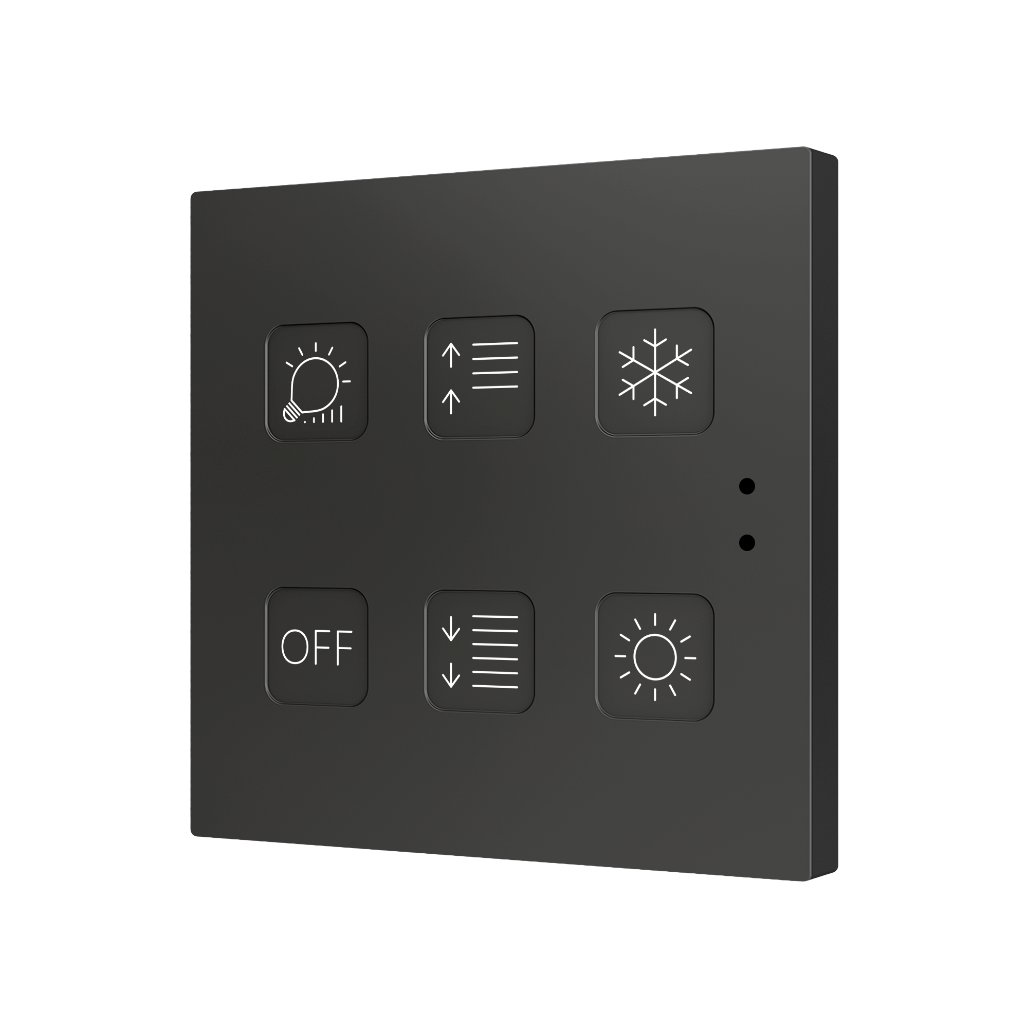 ZVITR6 - Tecla RGB 6. Pulsador capacitivo de policarbonato - 6 botones - Personalizado. - Imagen 6