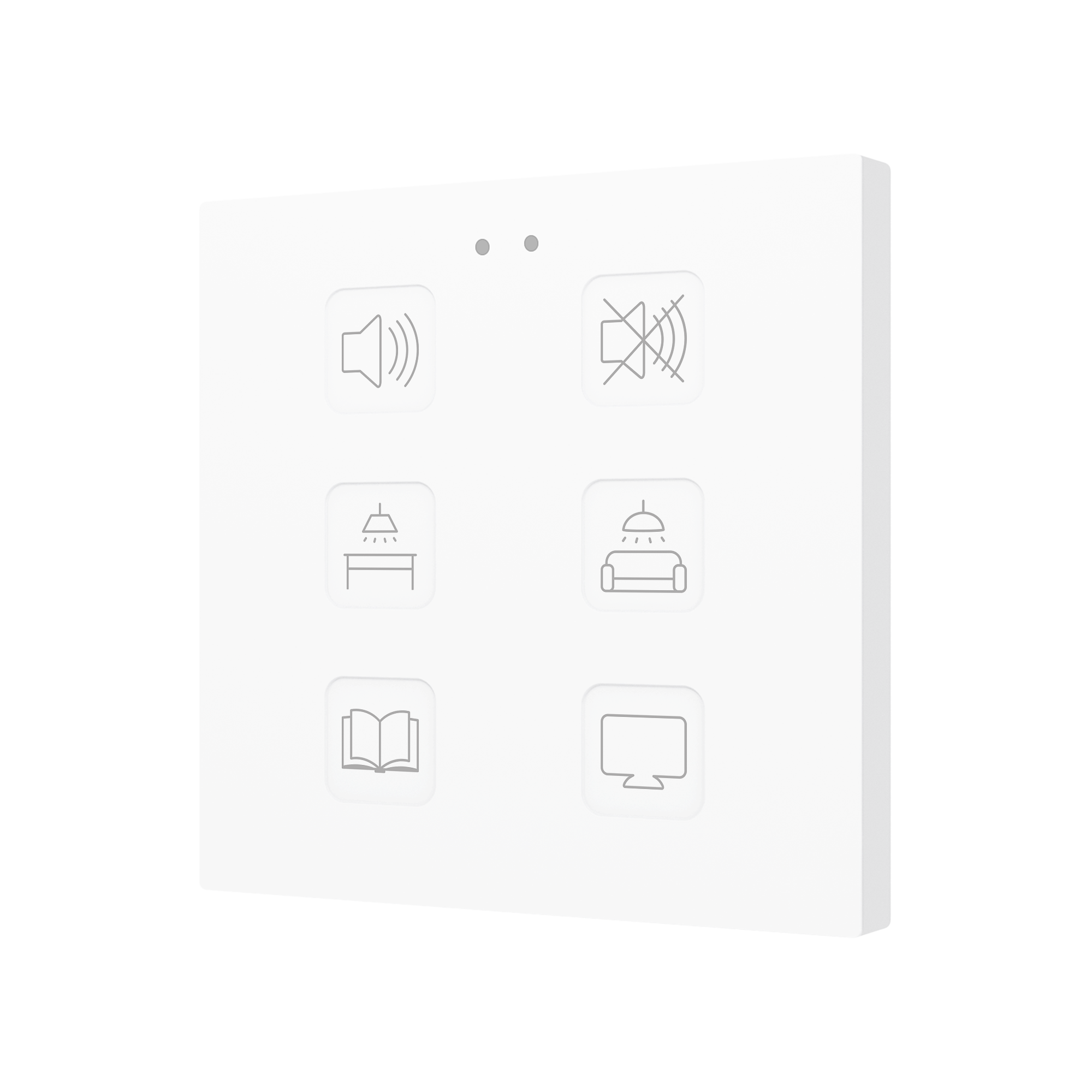 ZVITR6 - Tecla RGB 6. Pulsador capacitivo de policarbonato - 6 botones - Personalizado. - Imagen 5
