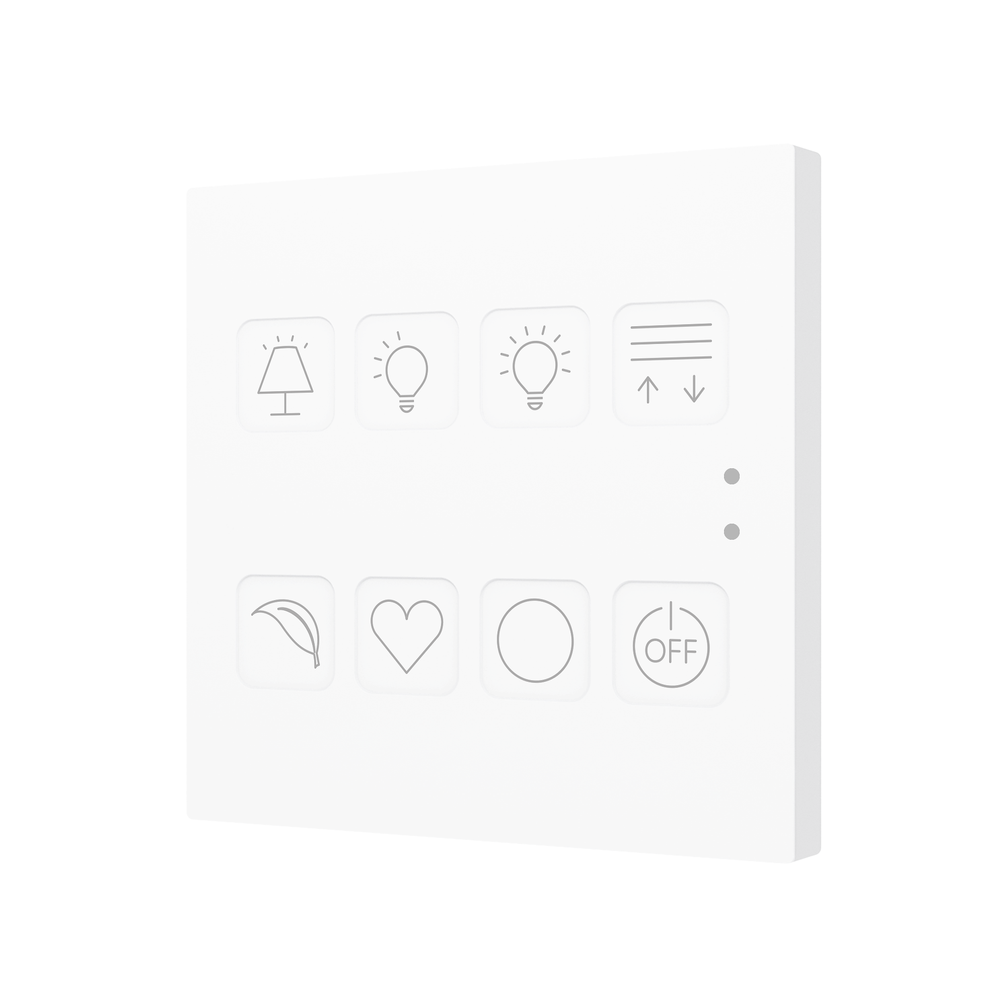 ZVITR8 - Tecla RGB 8. Pulsador capacitivo de policarbonato - 8 botones - Personalizado. - Imagen 10