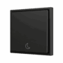 ZS70CSOFT11AC - ZS70. Tecla simple para pulsador Soft KNX 70x70 mm. Pulsación abajo - Antracita - Personalizada. Mínimo 100 unidades por diseño.