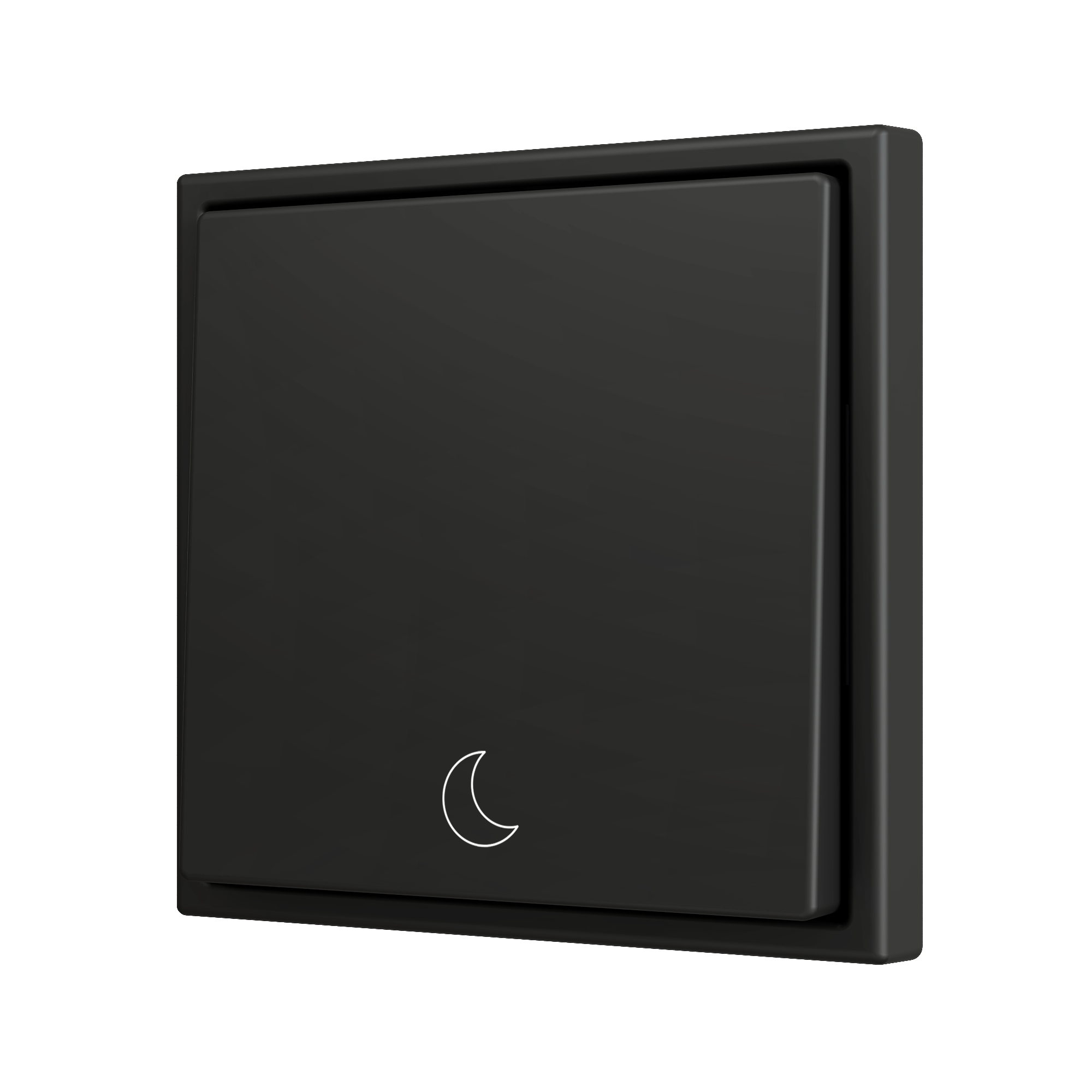 ZS70CSOFT11AC - ZS70. Tecla simple para pulsador Soft KNX 70x70 mm. Pulsación abajo - Antracita - Personalizada. Mínimo 100 unidades por diseño.