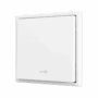 ZS701PB1KMW - ZS70. Pulsador Soft simple para 1 entrada binaria 70x70 mm – Icono de llave - Blanco mate.