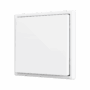 ZS70CSOFT12MW - ZS70. Tecla simple para pulsador Soft KNX 70x70 mm. Pulsación arriba&abajo - Blanco mate.