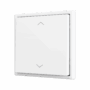ZS701PB2SHMW - ZS70. Pulsador Soft simple para 2 entradas binarias 70x70 mm - Icono de persiana – Blanco mate.